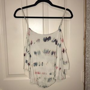 Tie-dye aerie tank